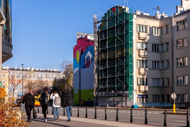 Murale reklamowe w Warszawie