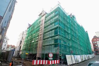 Budowa hotelu na Podzamczu - listopad 2020