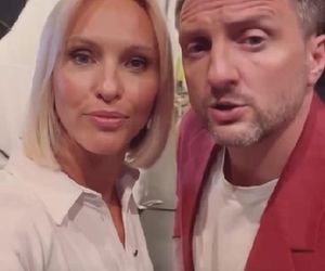 M jak miłość sesja. Iwona Rejzner (Dorota), Arkadiusz Smoleński (Bartek)