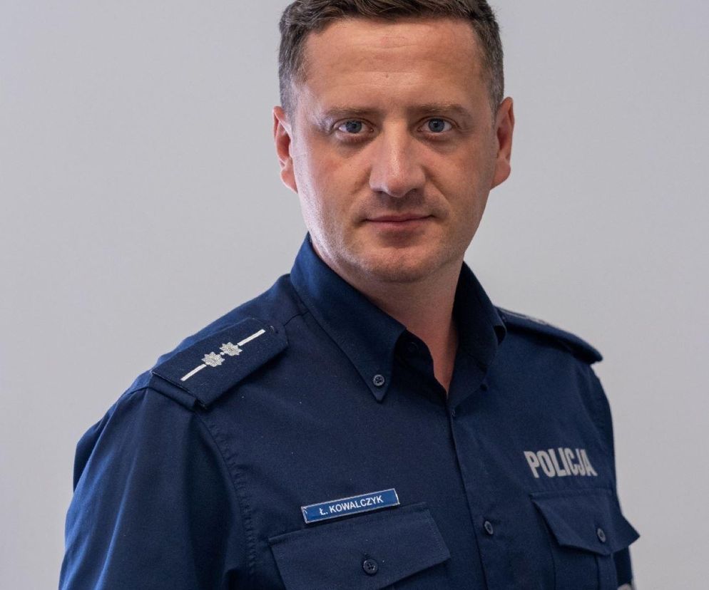 Duże wyróżnienie dla policjanta z Grudziądza. Łukasz Kowalczyl laureatem ogólnopolskiego konkursu 