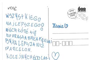 Łódź otrzymała aż 700 kartek urodzinowych! Zobacz, najlepsze z nich [ZDJĘCIA]