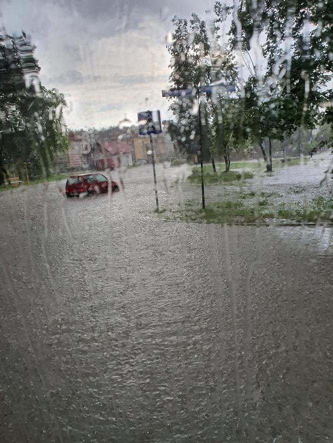 Potężne nawałnice znów zalały Małopolskę