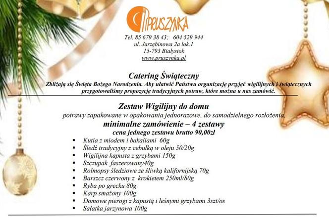 Catering świąteczny Pruszynka