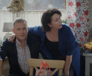 M jak miłość odc. 1857. Marysia (Małgorzata Pieńkowska), Artur Rogowski (Robert Moskwa)