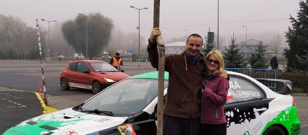 Ostra jazda na Rajdzie Andrzejkowym w Lesznie