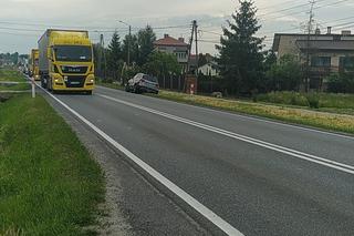 Wypadek na przejściu dla pieszych w Brzozówce