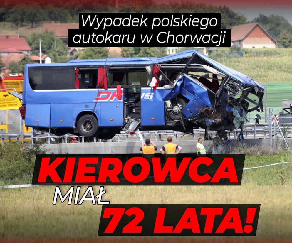 Wypadek autokaru w Chorwacji. Kierowca miał 72 lata!