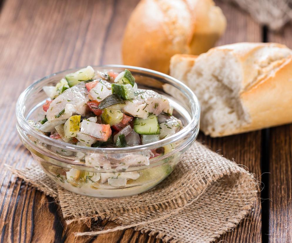 tatar ze śledzia w wódce