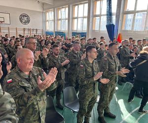 Aleksandra Mirosław z wizytą w Zespole Szkół nr 2 w Nowym Sączu