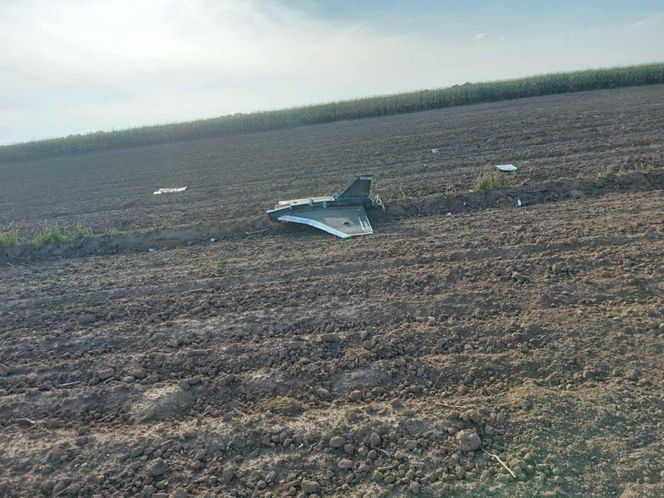 Kolejny dron znaleziony. Tym razem w woj. świętokrzyskim.  Szczątki drona w Sobótce gmina Ożarów