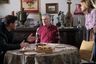 M jak miłość odc. 1793. Kama (Michalina Sosna), stryj Erwin (Andrzej Dopierała), Marcin (Mikołaj Roznerski)