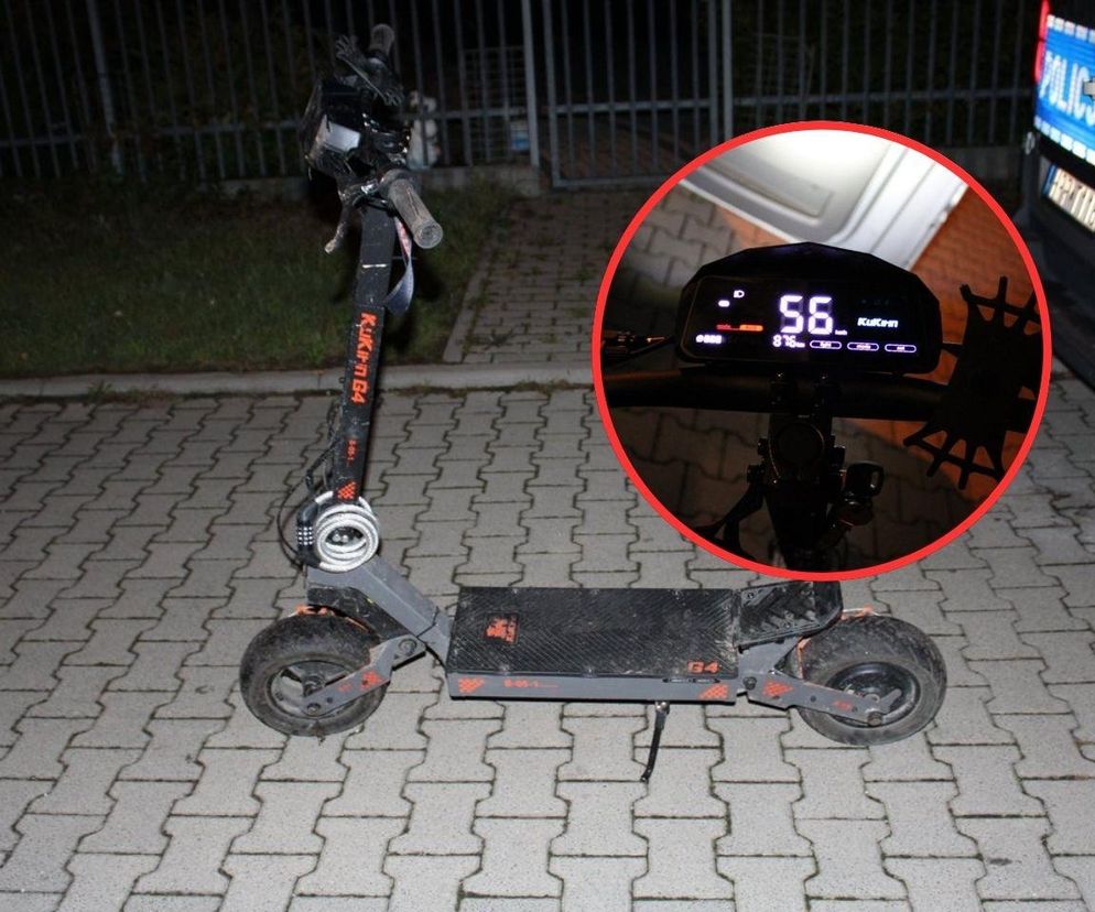 Rajd na hulajnodze. 17-latek uciekał przed policją