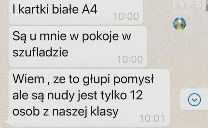 Wiadomości syna Mateusza Borka do mamy