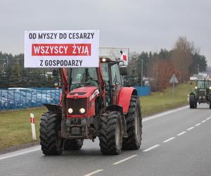 Protest rolników w Pyrzowicach