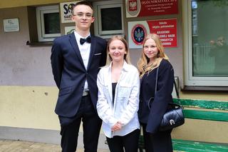 Maturzyści po pierwszym egzaminie