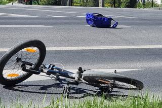 Kierowca bez uprawnień potrącił 13-letniego rowerzystę. Chłopiec też nie był bez winy 