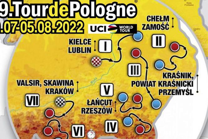 Trasa Tour de Pologne 2022