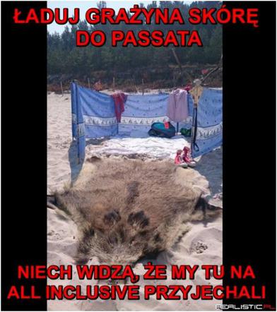  Polacy na wakacjach dają czadu! Zobacz NAJLEPSZE MEMY: Janusz i Grażyna w formie