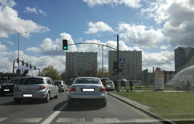 Kolizja na Szosie Lubickiej w Toruniu