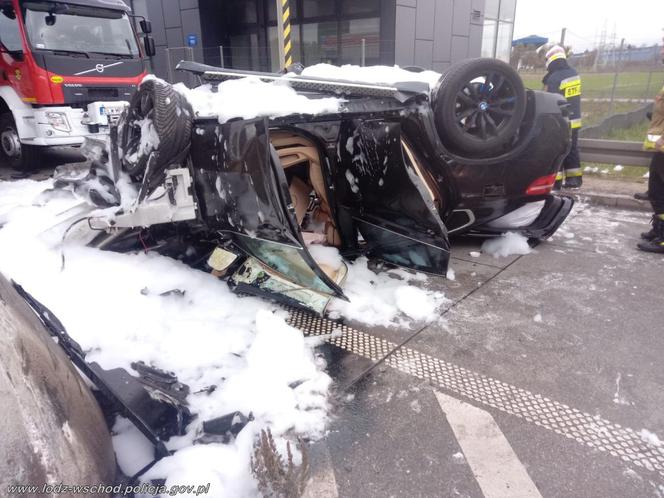 Tragiczny wypadek na S8. Kierowca dachującego BMW nie przeżył