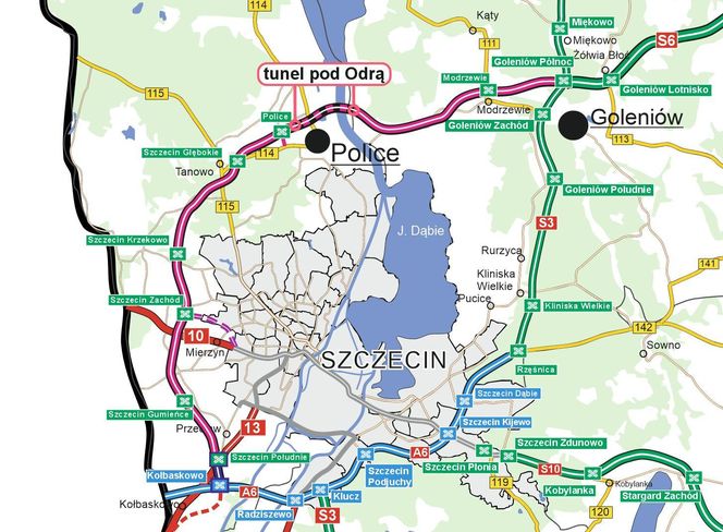 Tunel na zachodniej obwodnicy Szczecina będzie miał 5 km długości