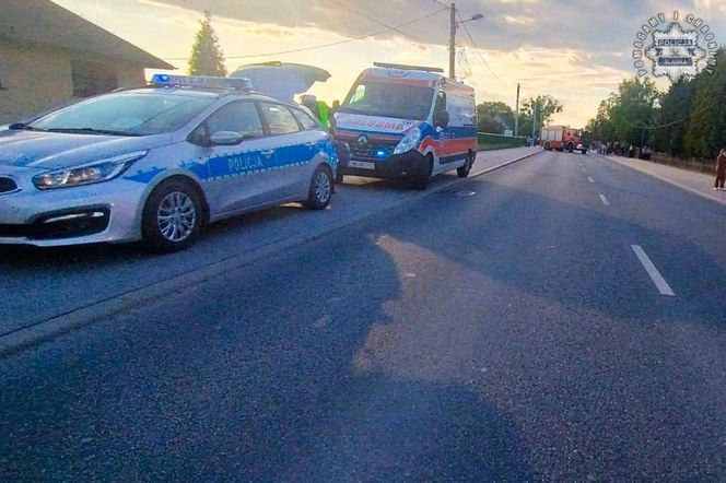 Wypadek na ul. Jastrzębskiej w Wodzisławiu Śląskim