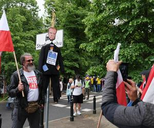 Protest w Warszawie