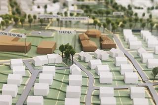 Istniejące i planowane  budynki na osiedlu Siewierz Jeziorna