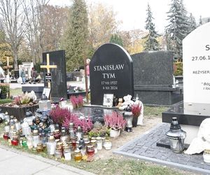 Tak wyglądają groby Zapasiewicza, Tyma, Kołaczkowskiej, Stoparczyk