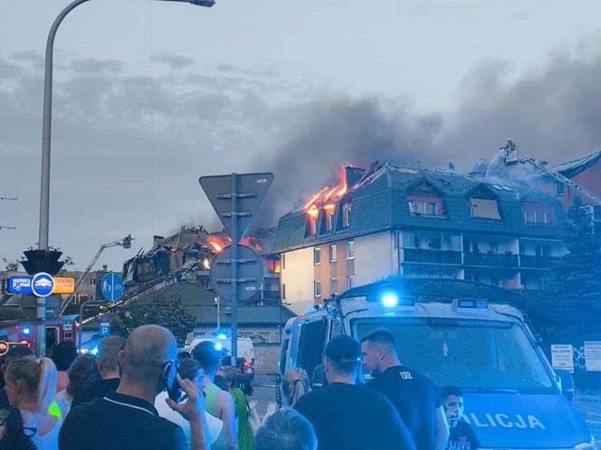 Pożar w Ząbkach (3.07.2025)