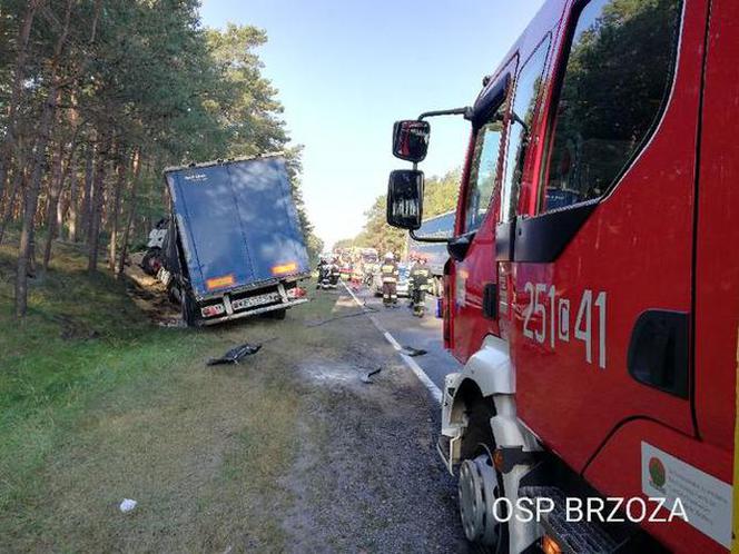 Tragiczny wypadek w podbydgoskim Stryszku. Nie żyje motocyklista! [ZDJĘCIA]