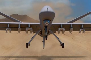 Uzbrojony MQ-9B SkyGuardian