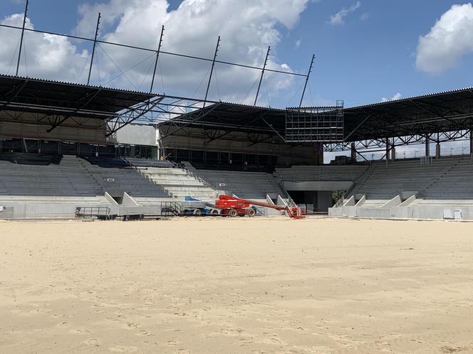 Nowy stadion GKS w Katowicach. Budowa