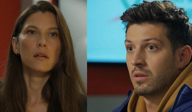 Barwy szczęścia, odcinek 3231. Regina (Kamila Kamińska), Justin (Jasper Sołtysiewicz)