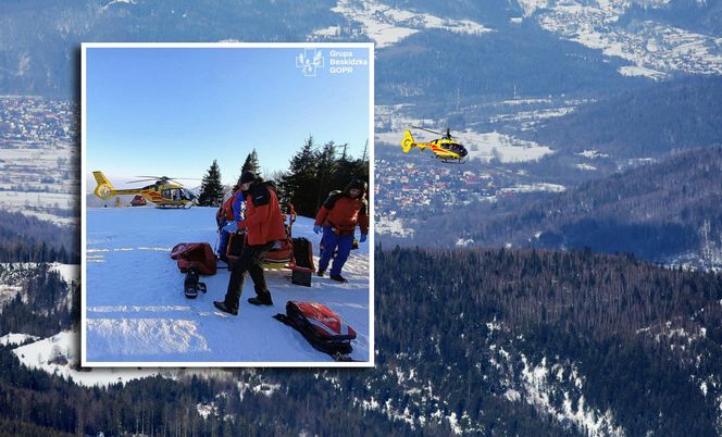 Beskidy. Nie udało się uratować życia turysty na Klimczoku