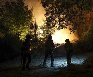 Groza w Portugalii! Tornado ognia i trąba z pyłów