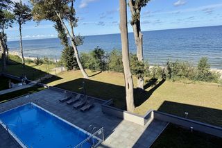 Widok z apartamentu Hevenia w Rewalu