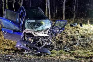 Śmiłowo. 41-latka ofiarą śmiertelnego wypadku. Trzy inne osoby ranne w zderzeniu audi i peugeota 