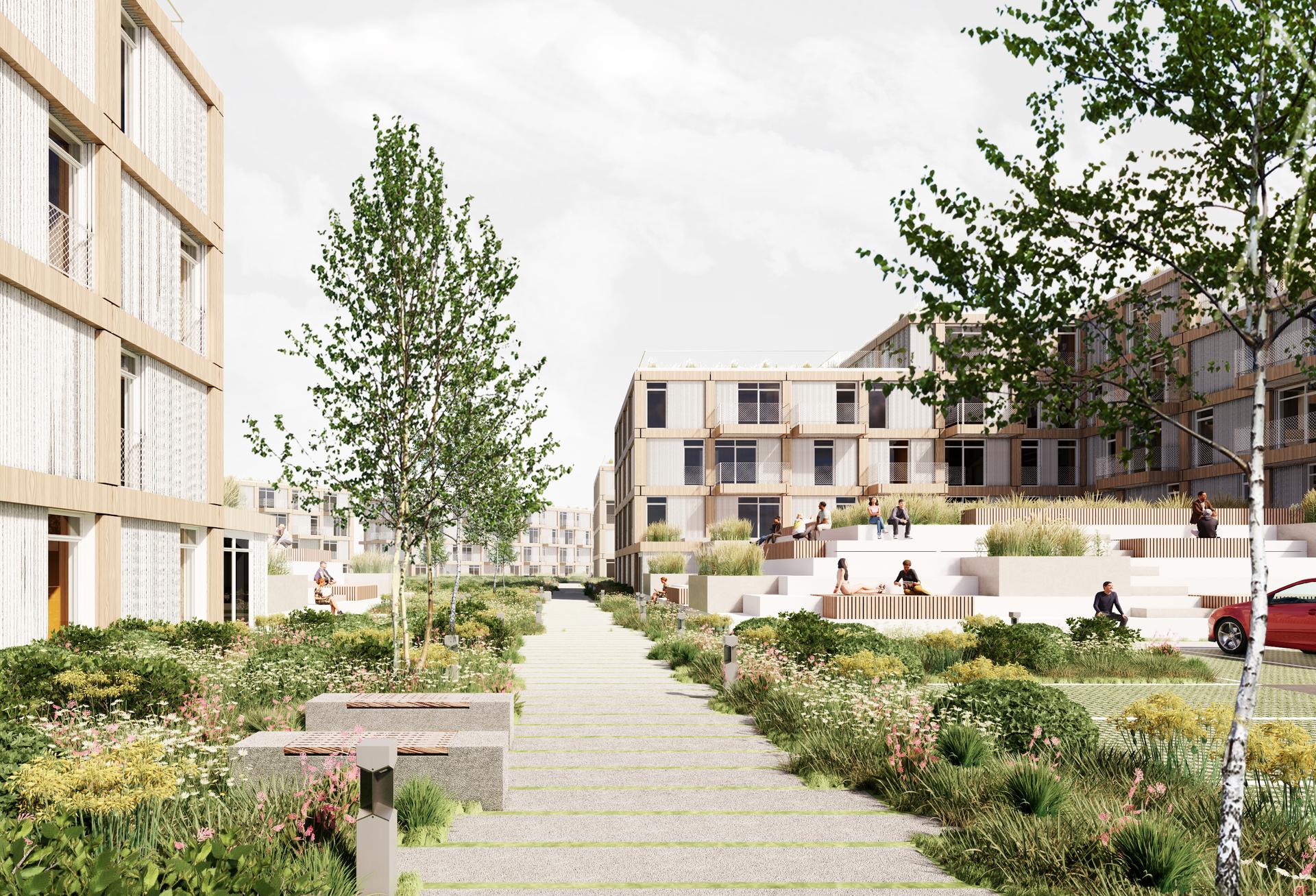 Osiedla TBS w Stargardzie według Urban Climate Architects 