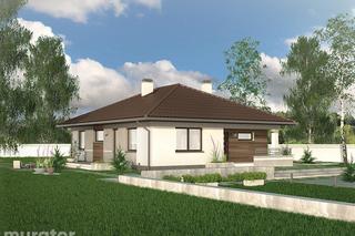 Projekt domu C284 Dom ekonomiczny - wizualizacje, plan, propozycje aranżacji