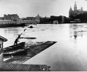 Wielkie powodzie, które nawiedzały Kraków. Wisła osiągnęła wówczas najwyższy poziom w historii 