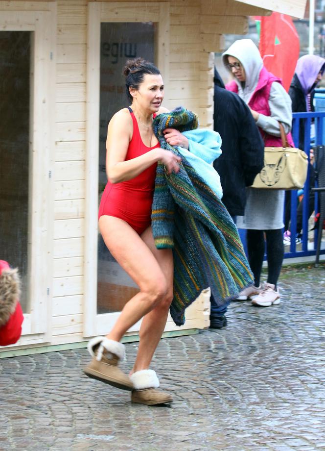 Anna Popek morsuje w  Gdańsku