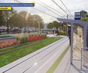 Ruszają prace przy torowisku tramwajowym na ul. Kościuszki. Będą zmiany w ruchu