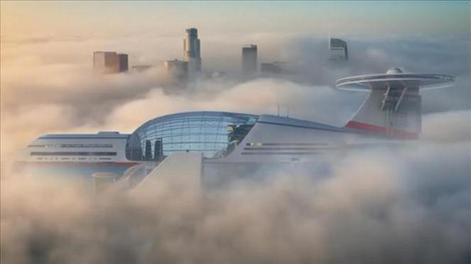 Sky Cruise to samolot przyszłości. Podniebne miasto jakiego świat nie widział