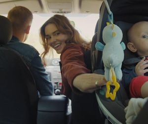 M jak miłość, odc. 1875. Franka (Dominika Kachlik), Paweł (Rafał Mroczek), Antoś (Mark Myronenko)