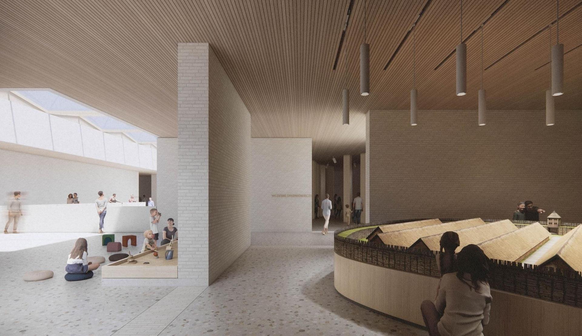 Pawilon ekspozycyjny w Biskupinie