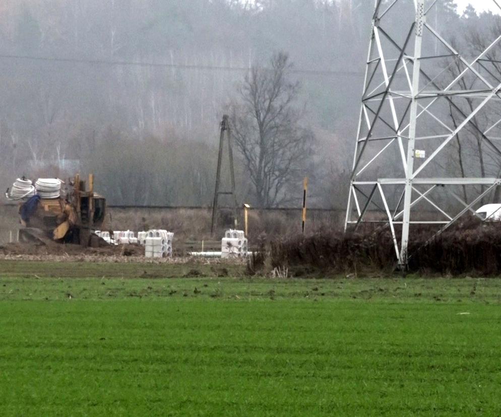 Uszkodzony gazociąg w gminie Bogdaniec