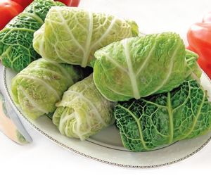 Gołąbki tradycyjne z ryżem i mięsem 