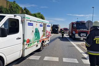 Wypadek na DK94 w Łukanowicach - 10.07.2023r.