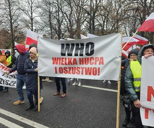 Protest plantatorów tytoniu w Warszawie (3.11.2025)